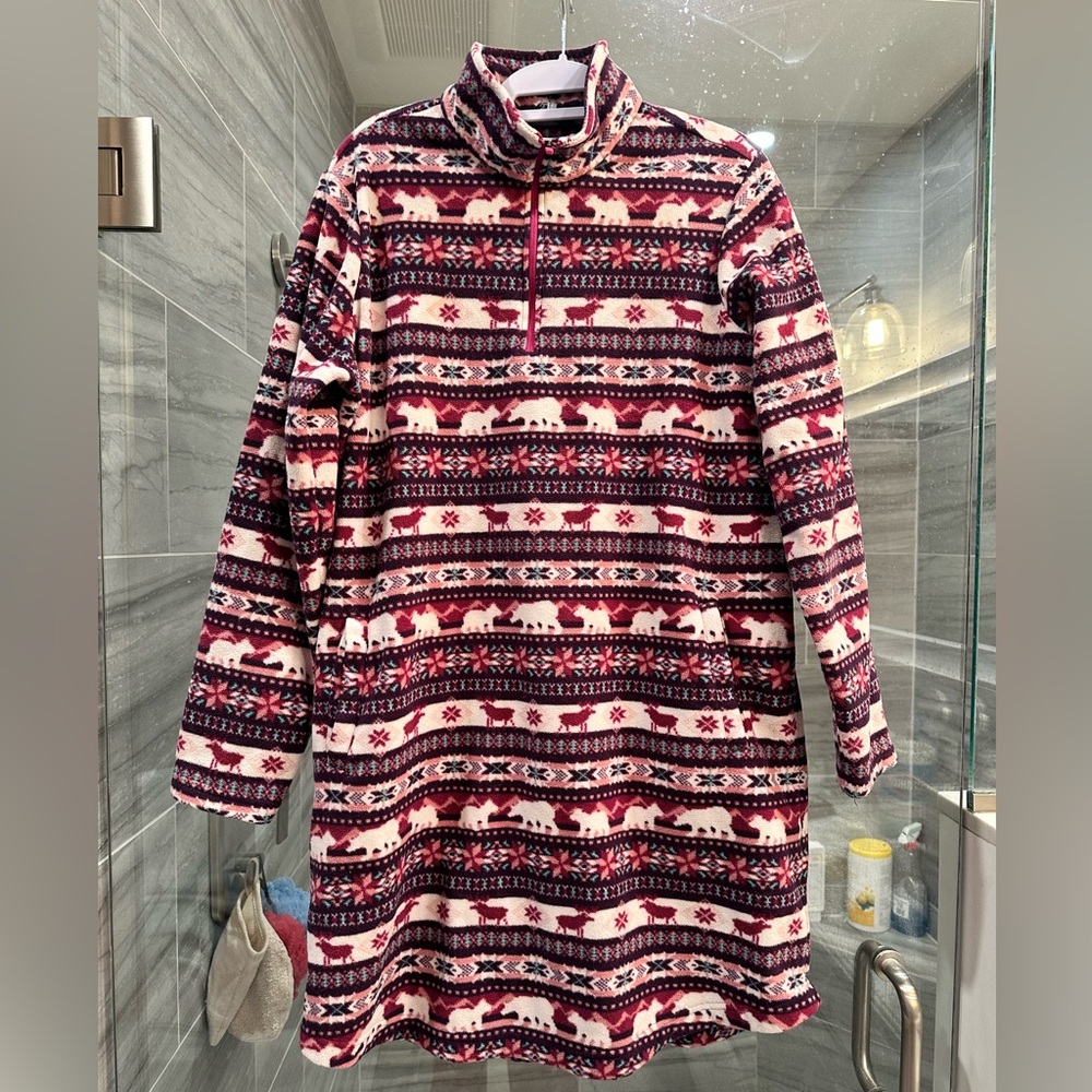 Lands End fleece dress